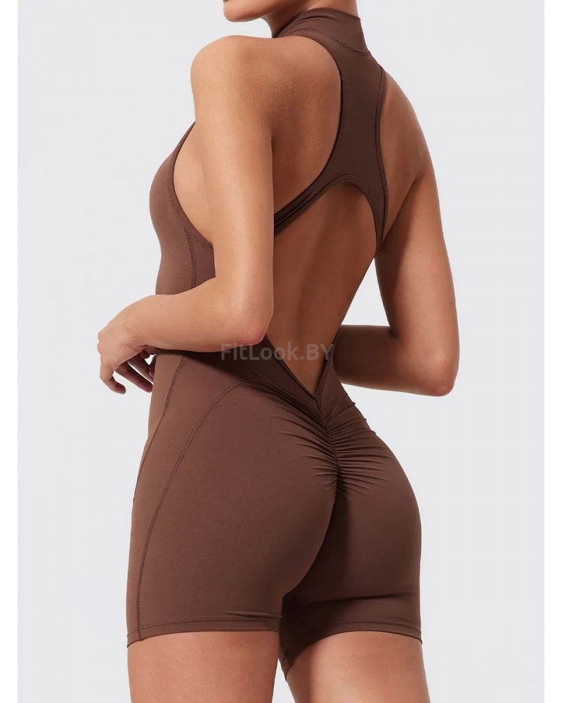 Комбинезон FITBASE Short Brown