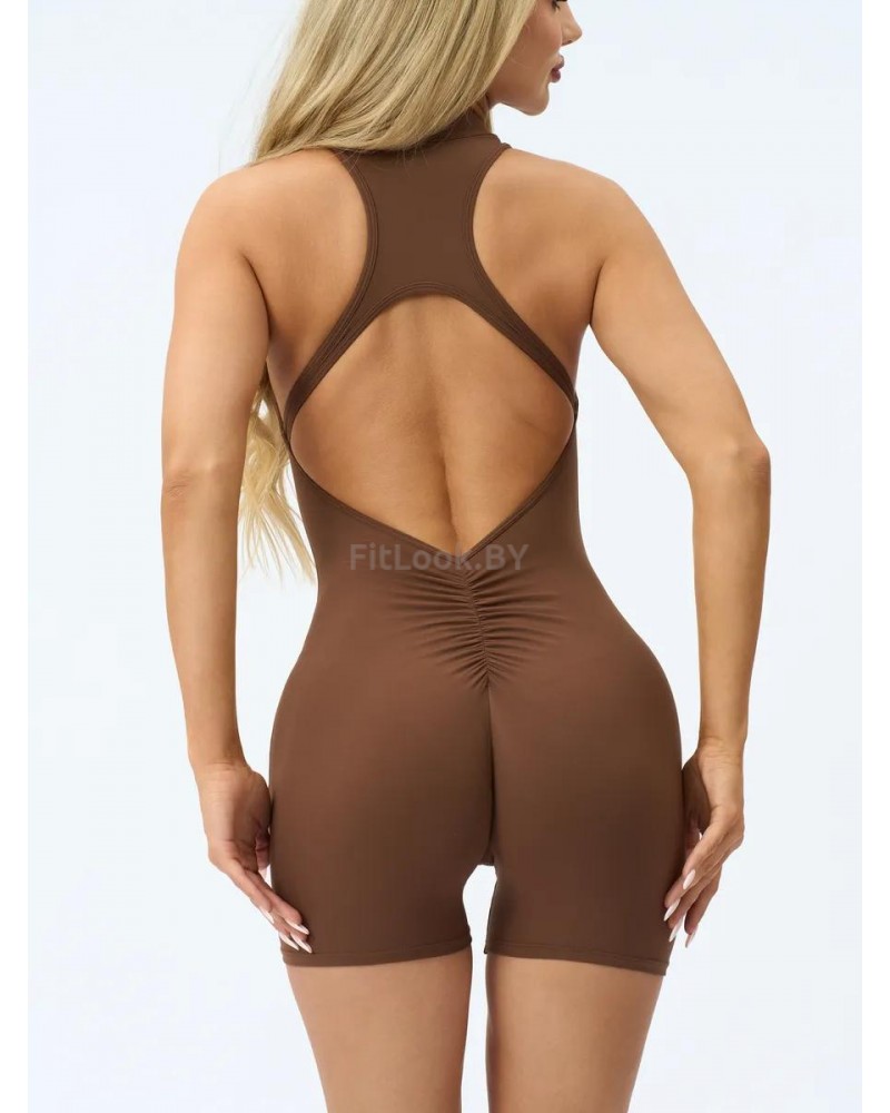 Комбинезон FITBASE Short Brown