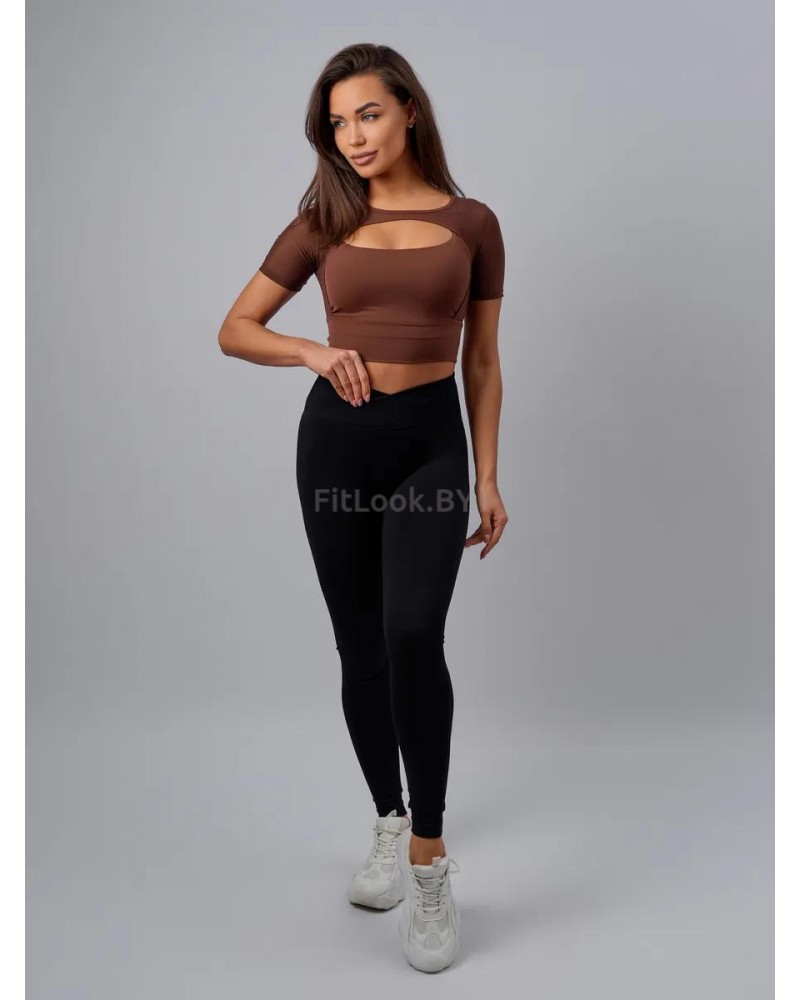 Рашгард FITBASE Elastic Brown