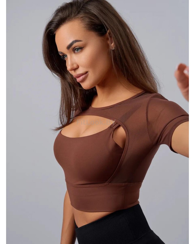 Рашгард FITBASE Elastic Brown