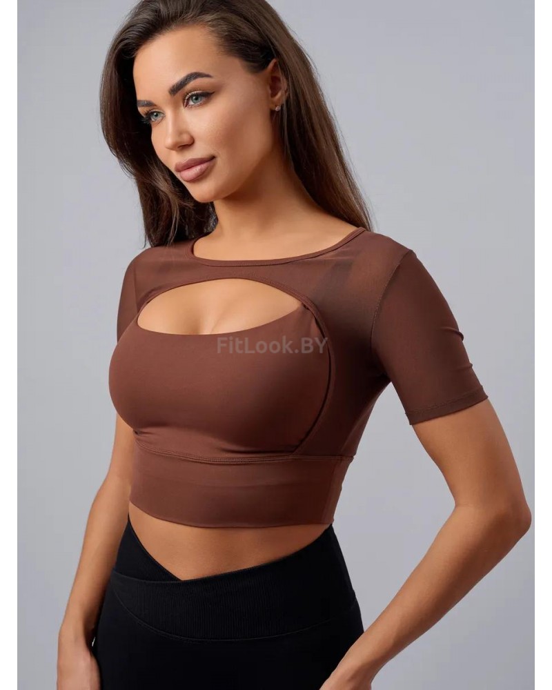 Рашгард FITBASE Elastic Brown