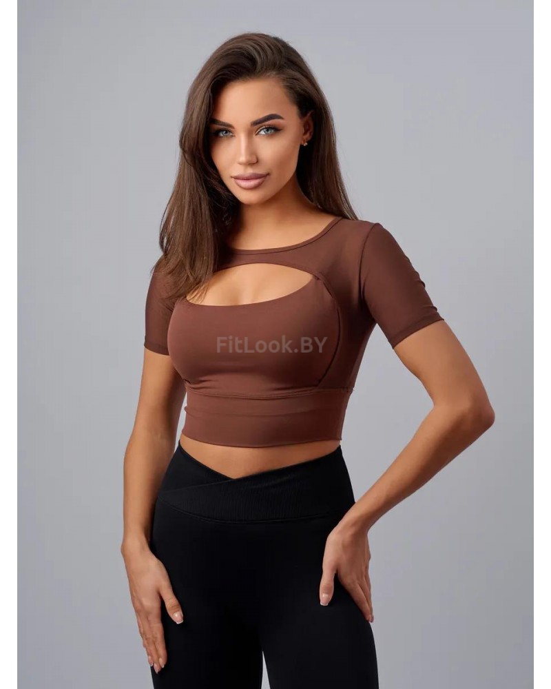 Рашгард FITBASE Elastic Brown