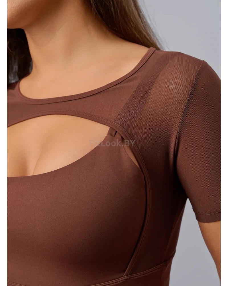 Рашгард FITBASE Elastic Brown