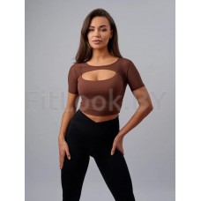 Рашгард FITBASE Elastic Brown