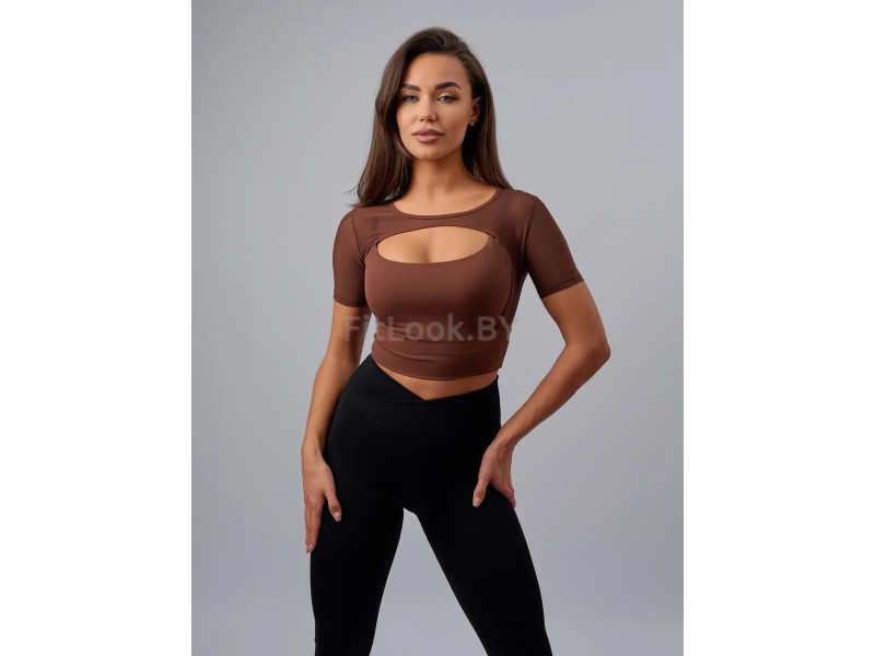 Рашгард FITBASE Elastic Brown