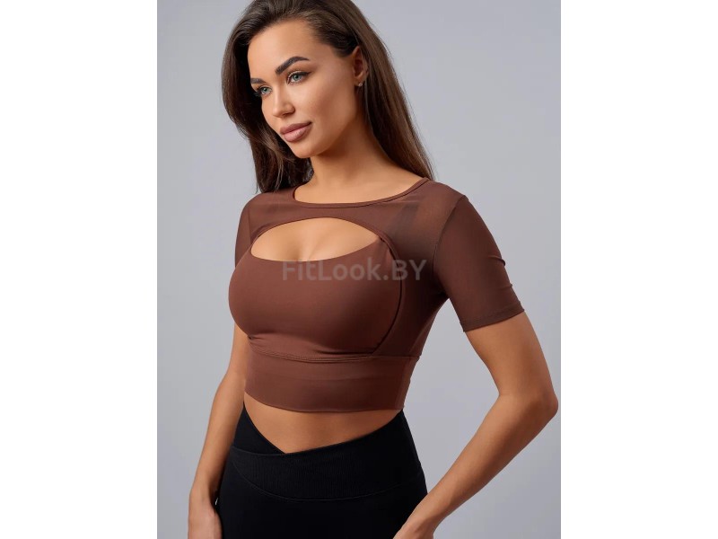 Рашгард FITBASE Elastic Brown