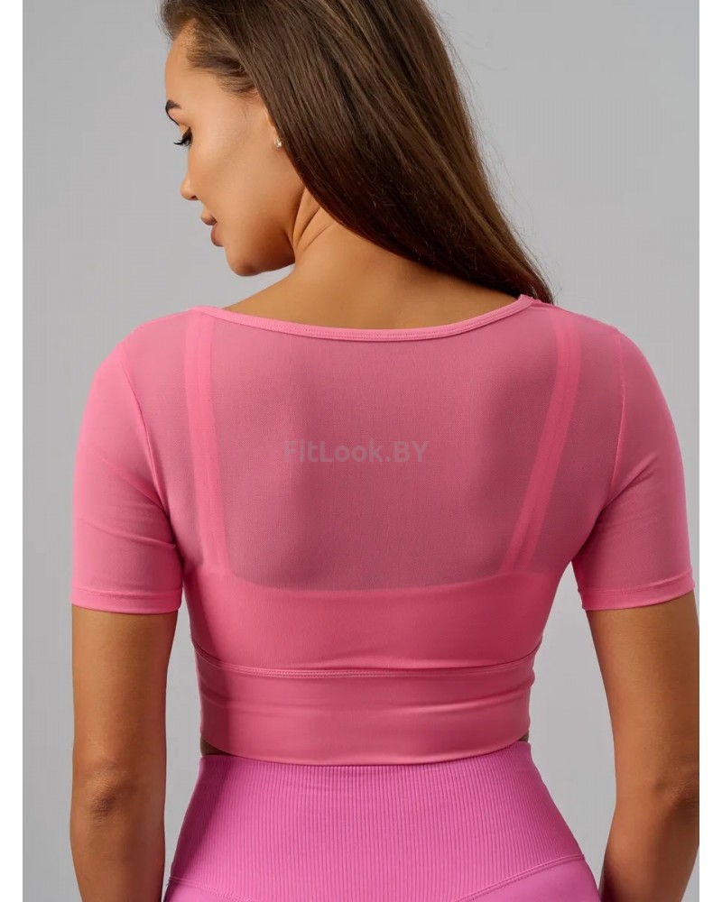 Рашгард FITBASE Elastic Pink