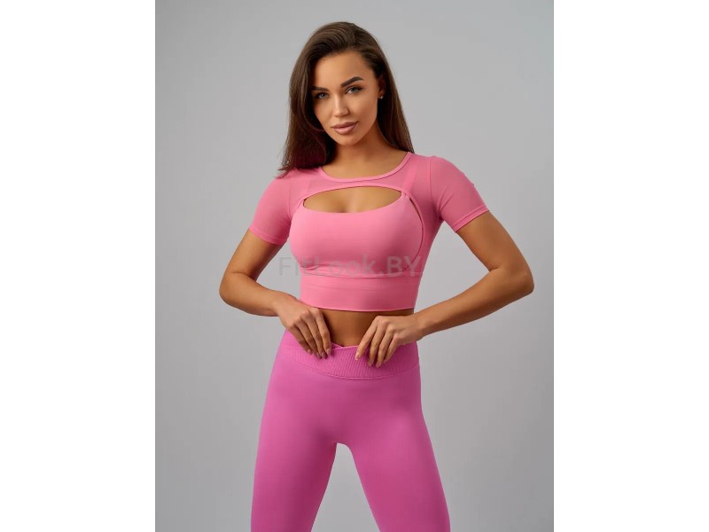 Рашгард FITBASE Elastic Pink
