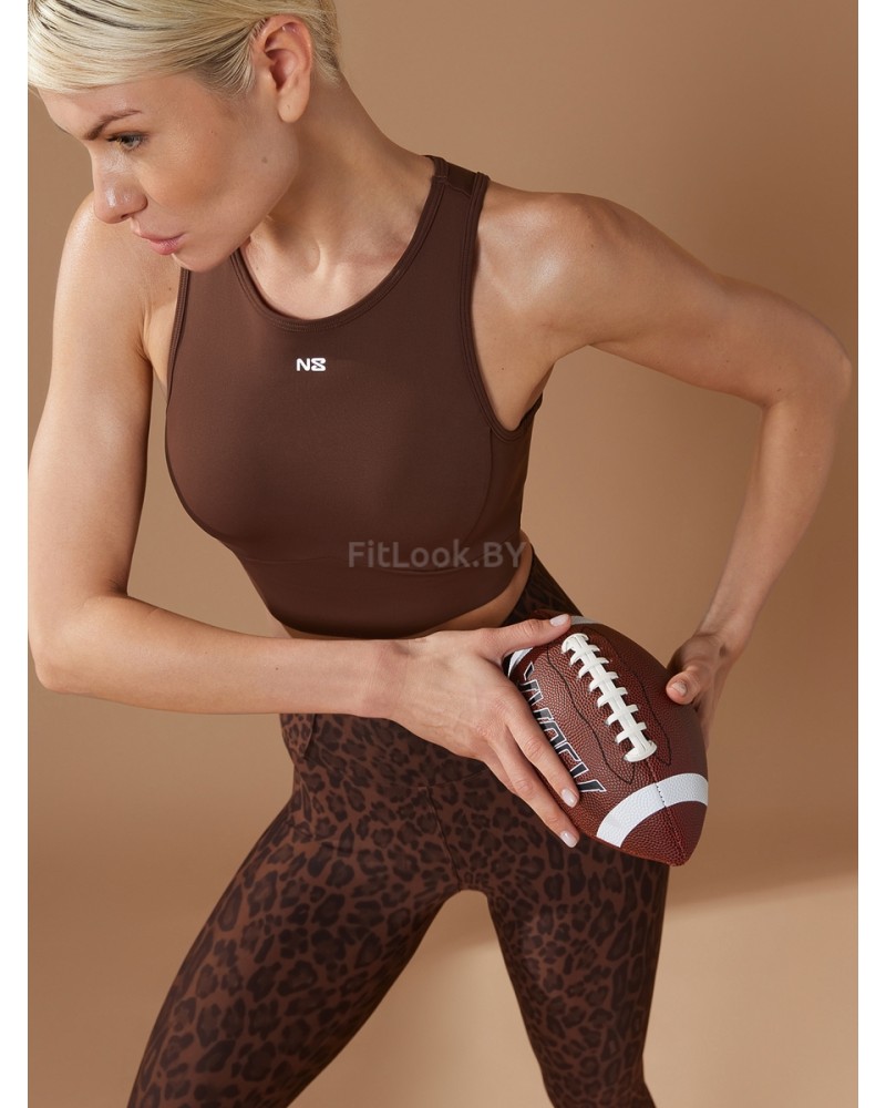 Спортивное бра NEVERLATE с открытой спиной Brownie