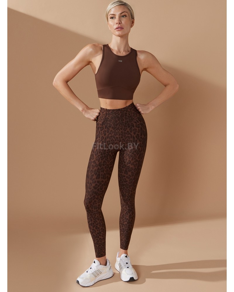 Спортивное бра NEVERLATE с открытой спиной Brownie