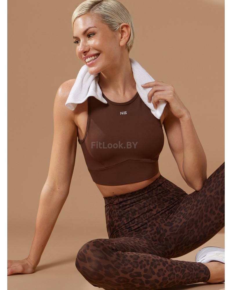 Спортивное бра NEVERLATE с открытой спиной Brownie