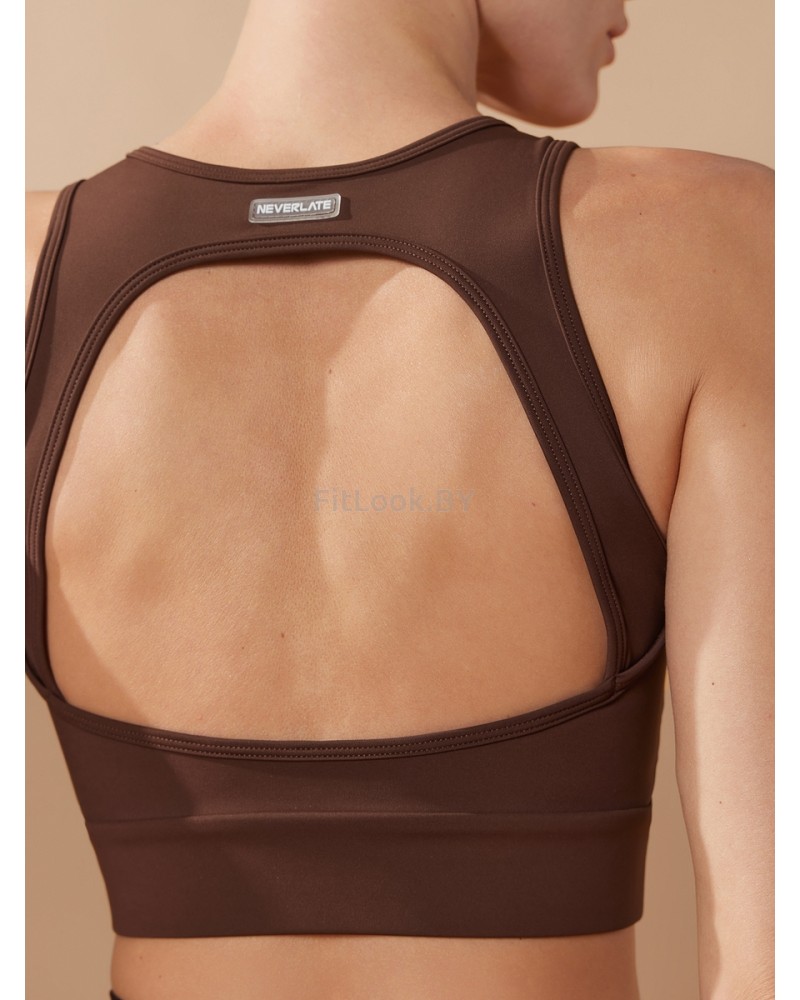 Спортивное бра NEVERLATE с открытой спиной Brownie