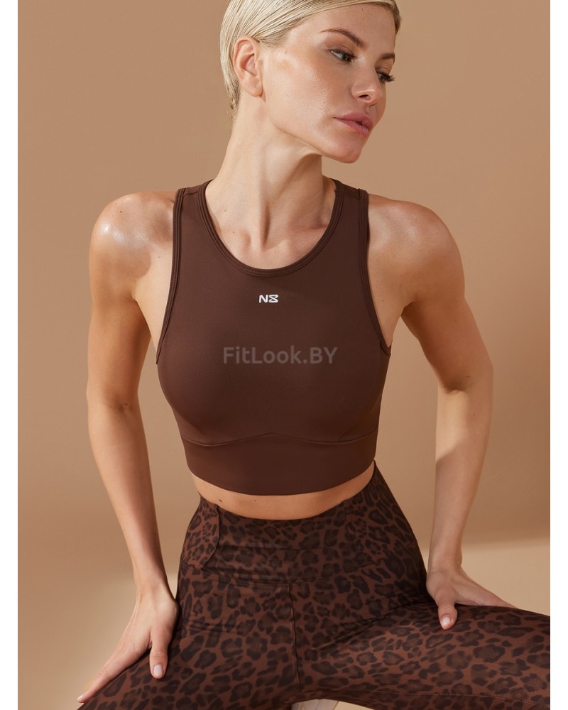 Спортивное бра NEVERLATE с открытой спиной Brownie