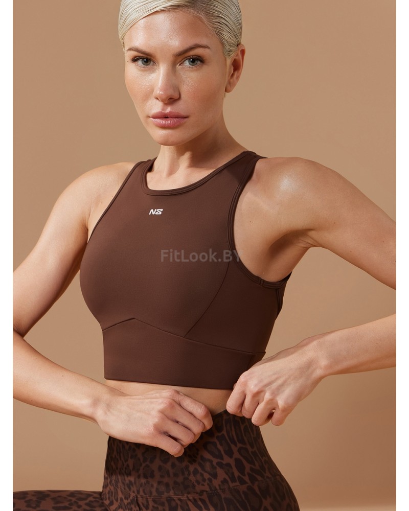 Спортивное бра NEVERLATE с открытой спиной Brownie