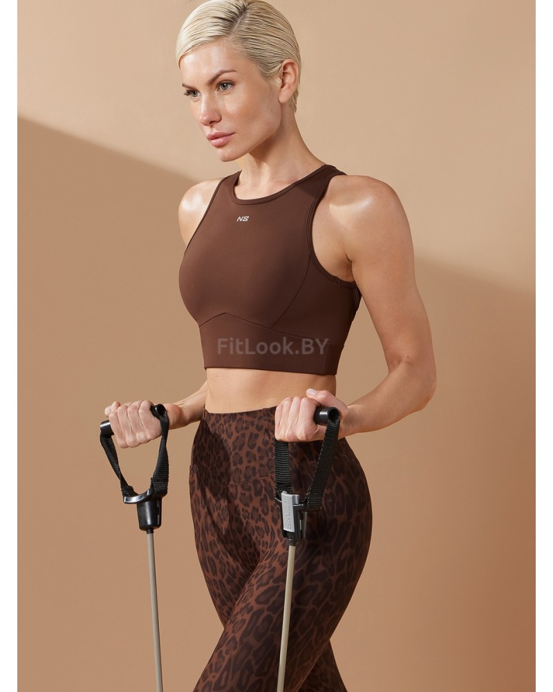 Спортивное бра NEVERLATE с открытой спиной Brownie