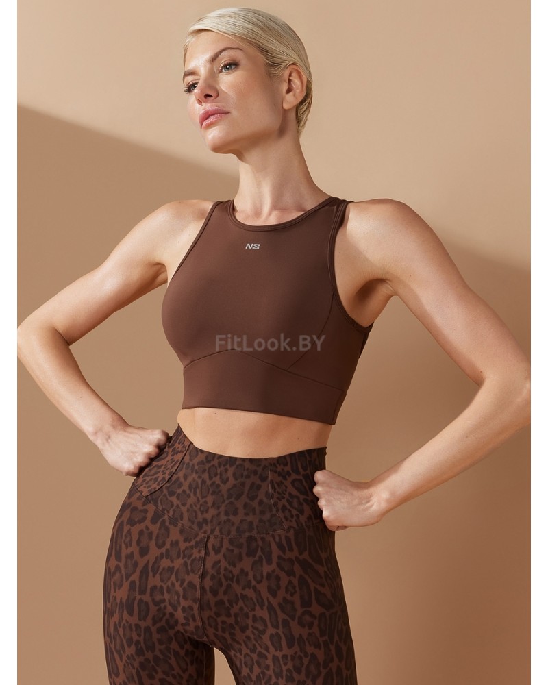 Спортивное бра NEVERLATE с открытой спиной Brownie