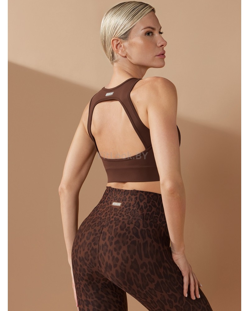 Спортивное бра NEVERLATE с открытой спиной Brownie