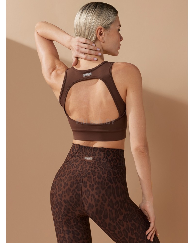 Спортивное бра NEVERLATE с открытой спиной Brownie