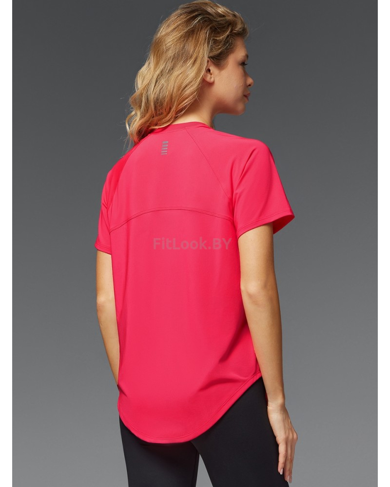 Футболка свободного силуэта  Neverlate коралловая