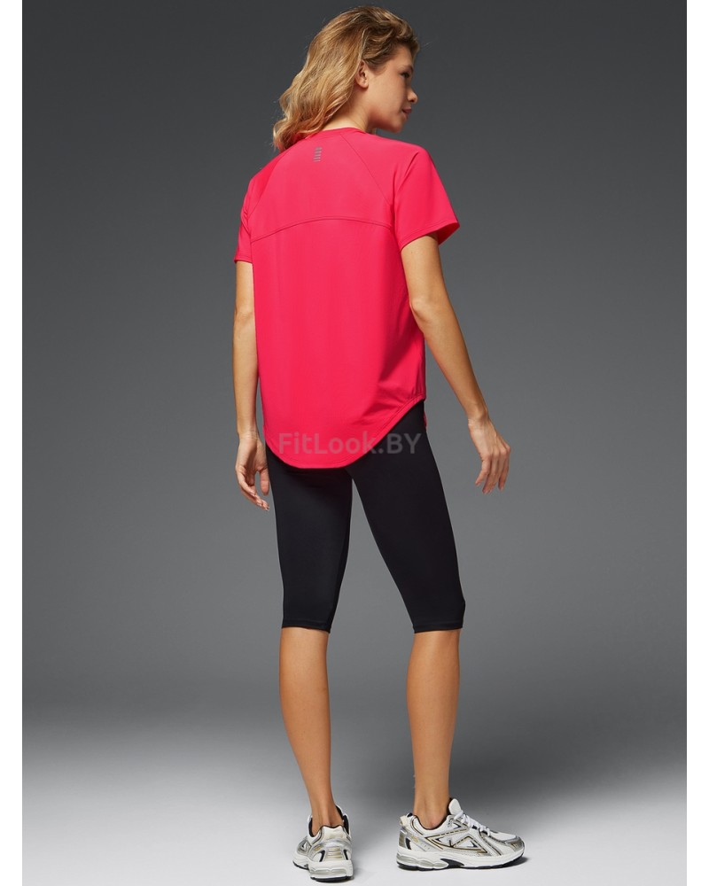 Футболка свободного силуэта  Neverlate коралловая