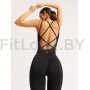Женский комбинезон для фитнеса Aerobic Black