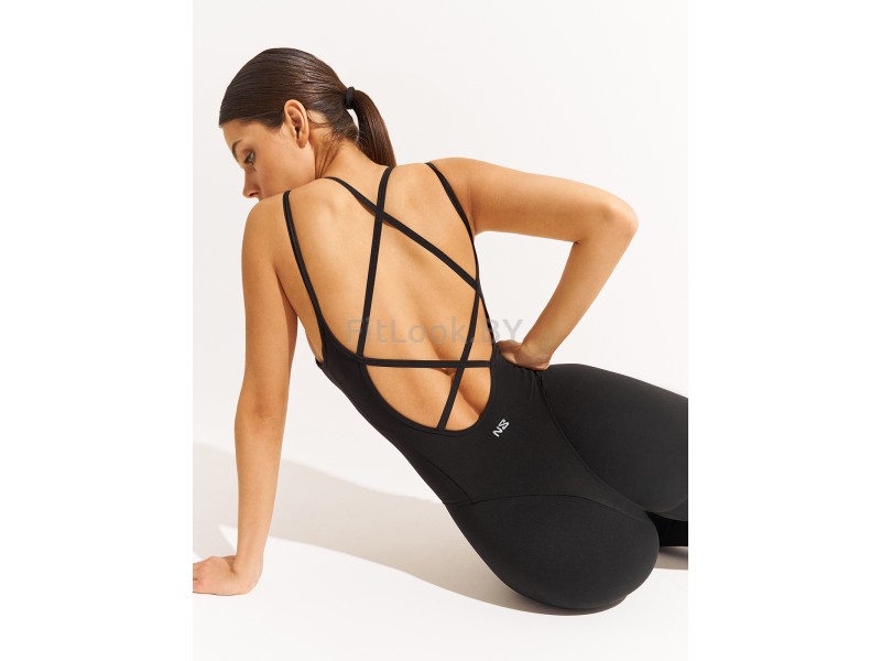 Комбинезон Neverlate Aerobic Black Long