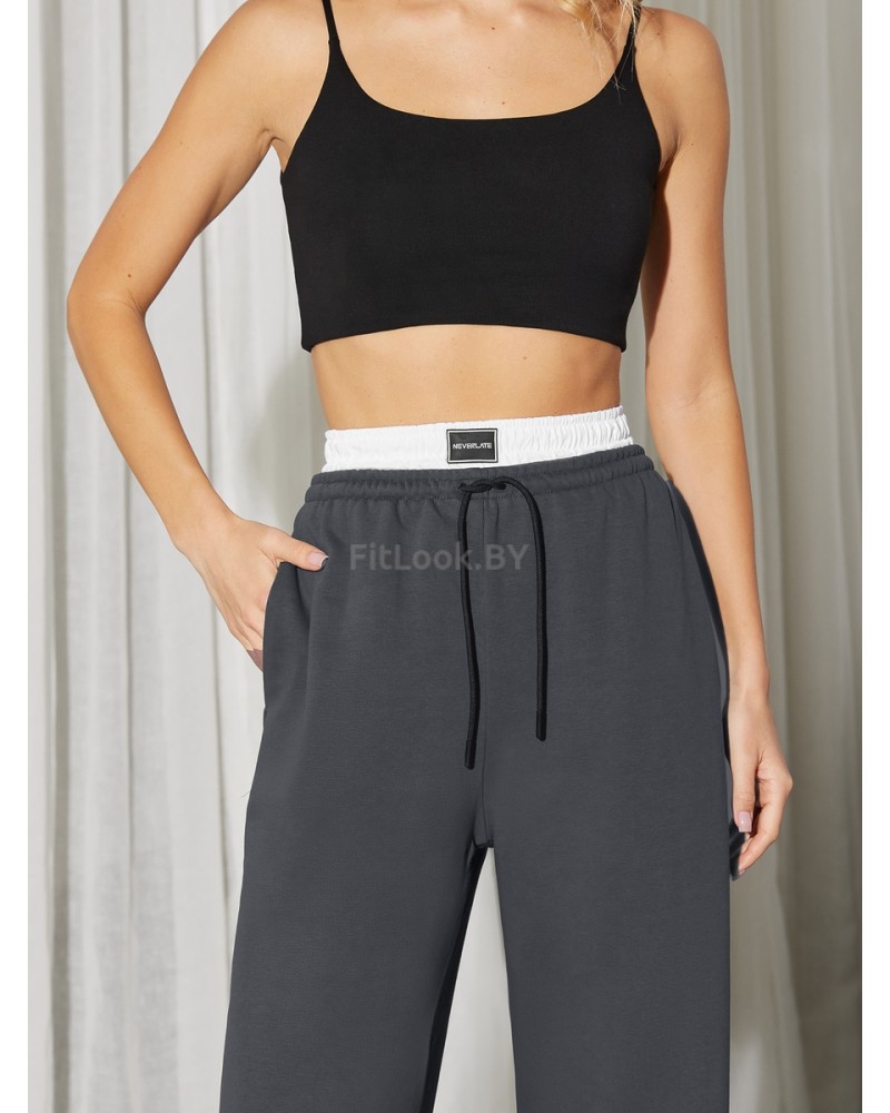 Спортивные брюки Neverlate Twin Dark Melange