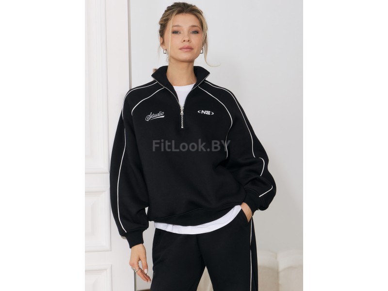 Свитшот Neverlate SR Black 1281.2