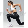 Спортивные леггинсы с корректирующим поясом Neverlate Correct Black