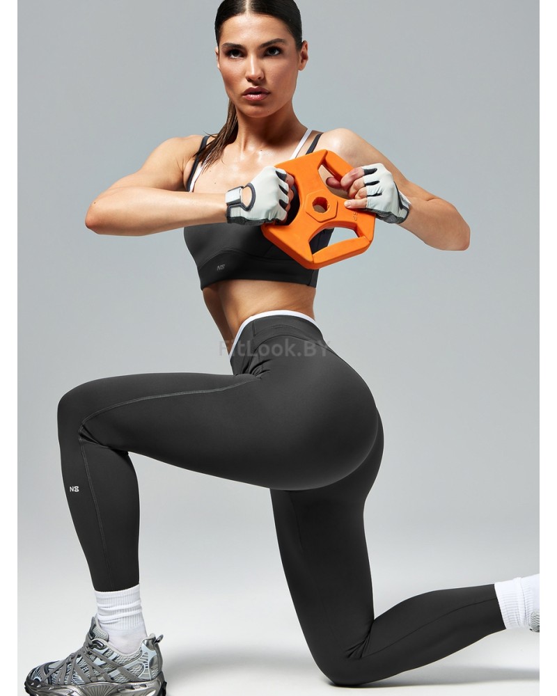 Спортивные моделирующие леггинсы Neverlate Modeling Grey 