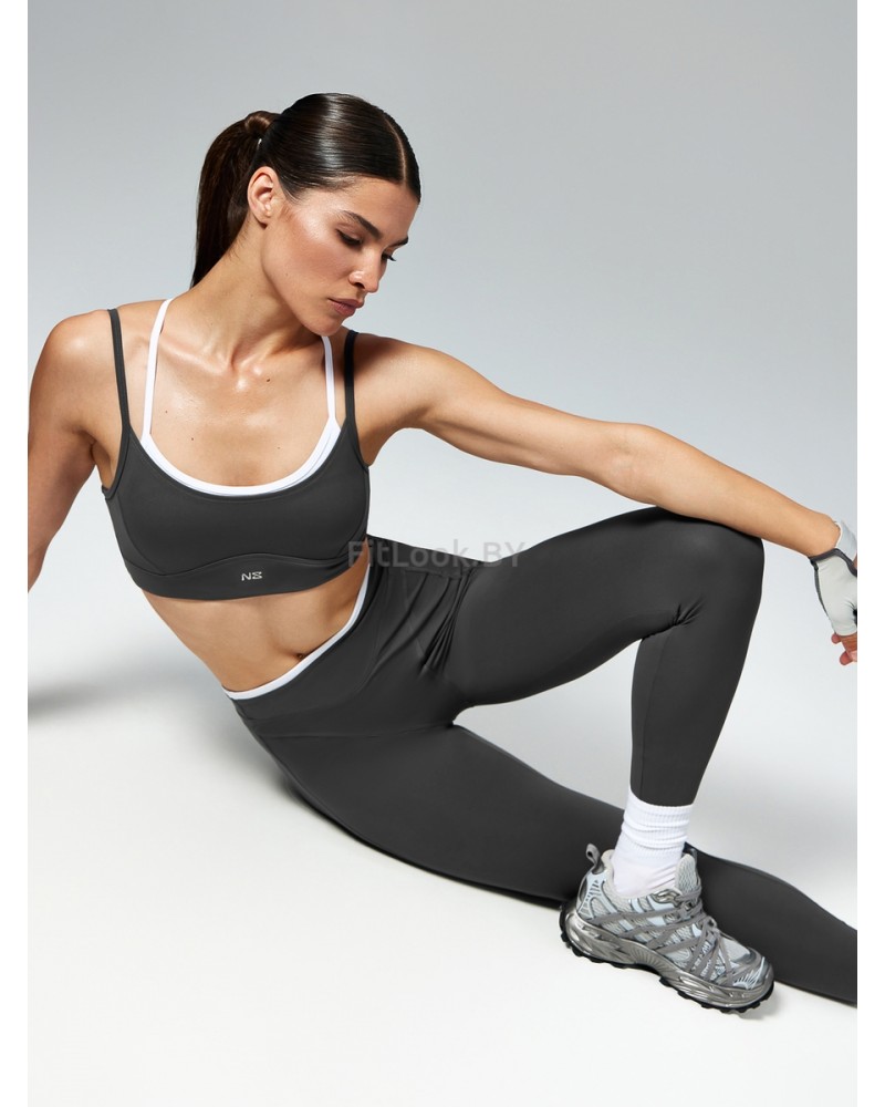 Спортивные моделирующие леггинсы Neverlate Modeling Grey 