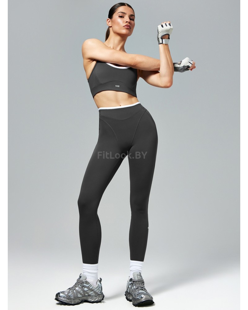 Спортивные моделирующие леггинсы Neverlate Modeling Grey 