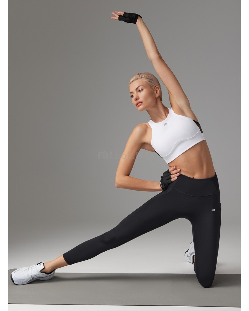 Спортивный топ-бра NEVERLATE Intense White