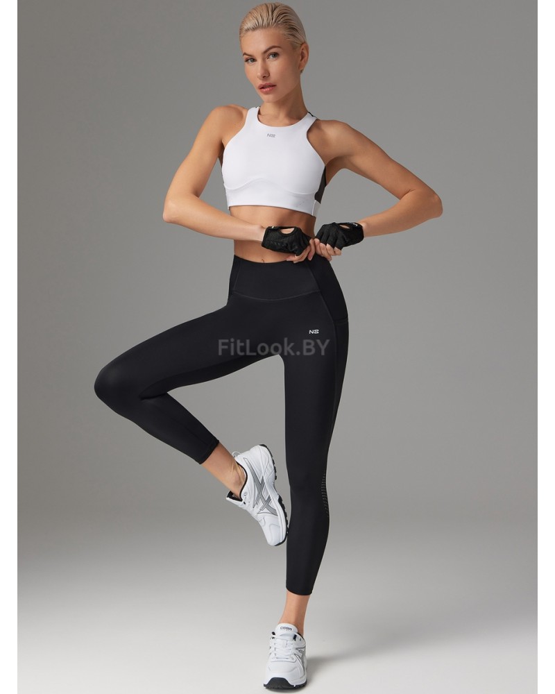 Спортивный топ-бра NEVERLATE Intense White