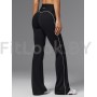 Спортивные брюки клеш Neverlate Outlined Black