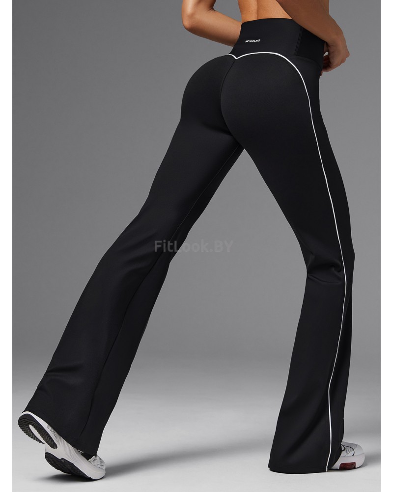 Спортивные брюки клеш Neverlate Outlined Black