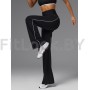 Спортивные брюки клеш Neverlate Outlined Black