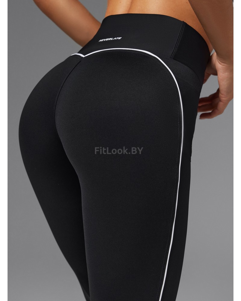 Спортивные брюки клеш Neverlate Outlined Black