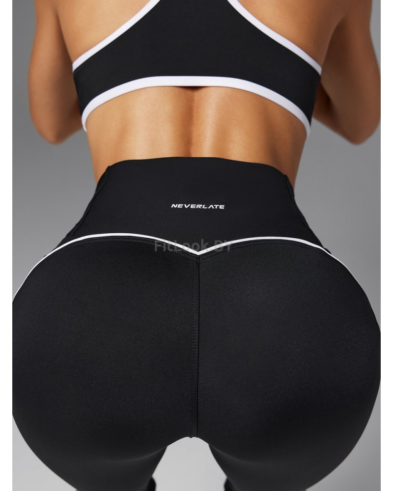 Спортивные брюки клеш Neverlate Outlined Black