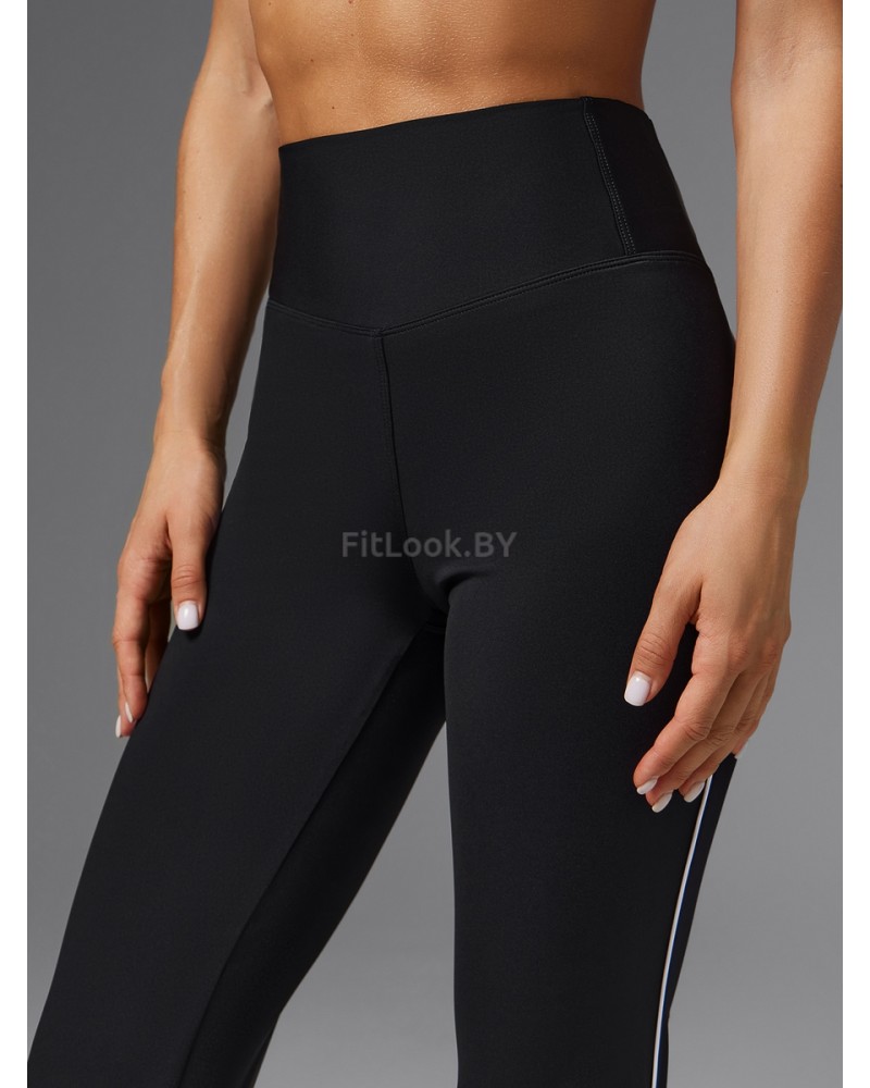 Спортивные брюки клеш Neverlate Outlined Black