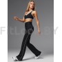 Спортивные брюки клеш Neverlate Outlined Black