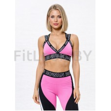 Топ Rowan Mono Brand Pink