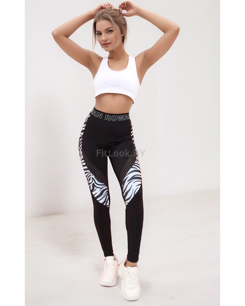 Леггинсы Rowan Graffiti Zebra