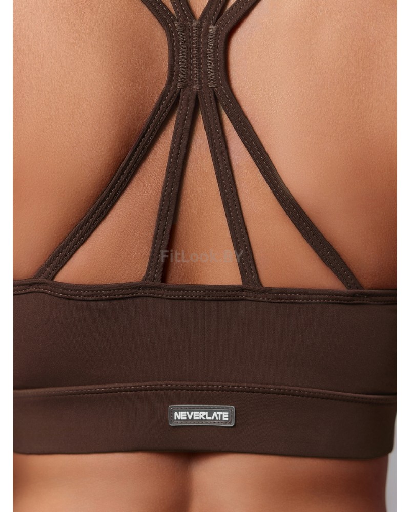 Топ NEVERLATE Twin Straps Brownie