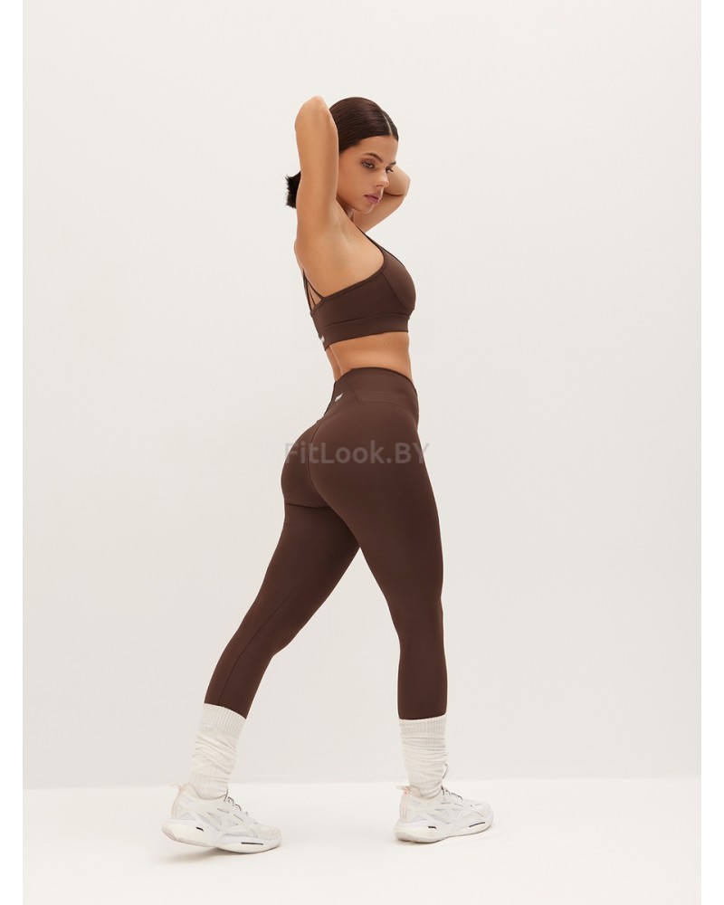 Топ NEVERLATE Twin Straps Brownie