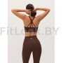 Топ NEVERLATE Twin Straps Brownie