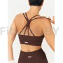 Топ NEVERLATE Twin Straps Brownie