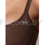Топ NEVERLATE Twin Straps Brownie