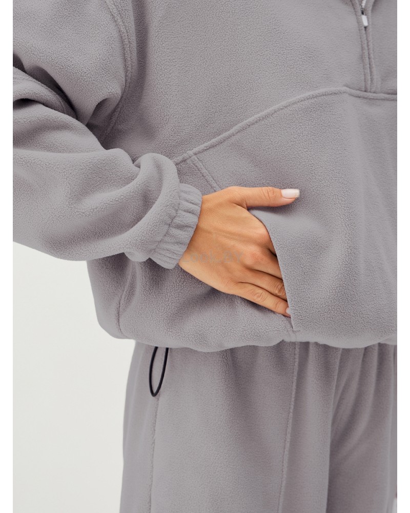 Женский спортивный костюм из флиса Fleece Comfort Grey