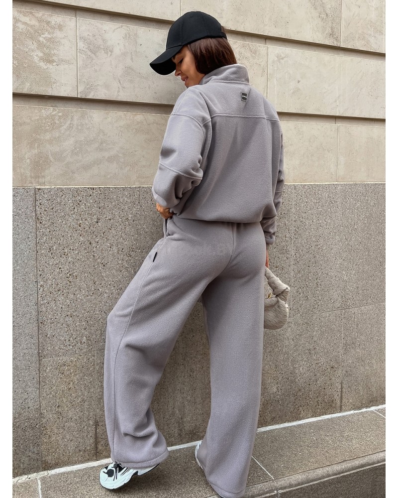 Женский спортивный костюм из флиса Fleece Comfort Grey